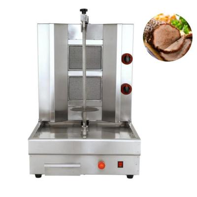 China Commercial Snack Equipment Guke Shawarma Broiler Gas Doner Kebab Machine for sale