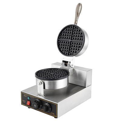 China Factory direct sale wafer maker machine outdoor non-stick electric baking stainless steel waffle machine for sale