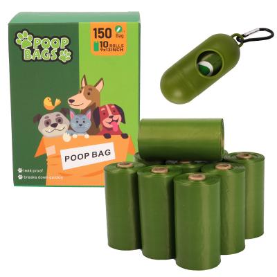 China BIODEGRADABLE In Stock Eco-Friendly Bio Degradable Dog Eco Friendly Compostable Biodegradable (EPI) Poop Bags For Pet Poop for sale