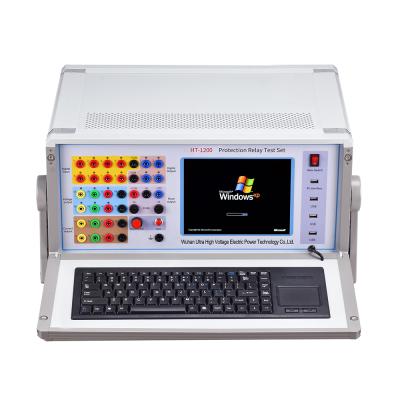 China HT-1200 6 Phase Current Protection Relay Tester Second Injection Test Kit 74*70*57cm for sale