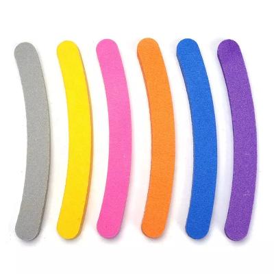 China Wholesale Custom 80/100/180 Nail Shape Nail Buffer Buffing Nails and Deburring Nail Forms Nail File sponge for sale