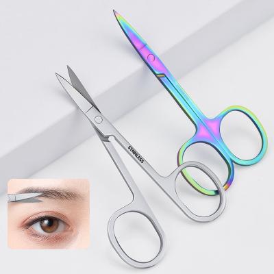 China Wholesale Personal Care Good Quality Beauty Scissors Stainless Steel Nail Cuticle Scissors Personal Eyebrow Scissors (For Nail/Eeyebrow/Vibrissa) for sale