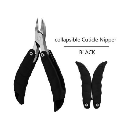 China Right Handed Scissors Wholesale Stainless Steel Cuticle Nipper Remover Cutter Metal Nail Dead Skin Manicure Cuticle Nipper for sale