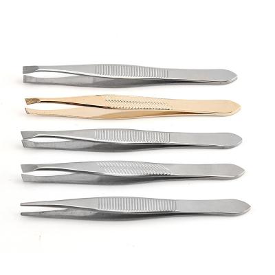 China Personal Care Factory Wholesale Multifunctional Tweezers (For Eeyebrow/Vibrissa) Accept Logo Stainless Steel Eyebrow Tweezers Customized for sale