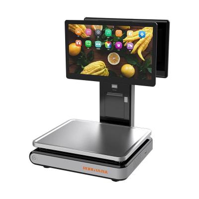 China Aurora D2 FHD PC Scale High Definition LCD Scherm Op maat voor supermarkt Te koop