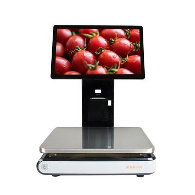 China Aurora Y2 PC Pos Integrated Weighing Scale Multi-Point Capacitive Touch for sale