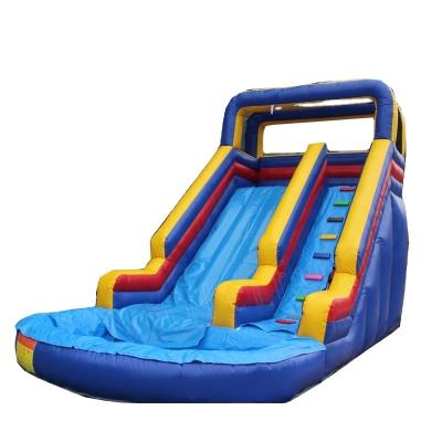 China 0.55mm Plato PVC Tarpaulin Top Standard Wholesale Water Slide Bounce Cost-effective Bounce Chamber High Large for sale