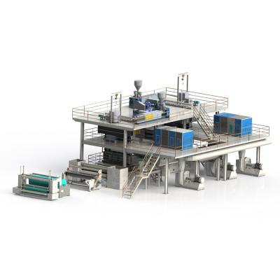 China MPM Plant Full Automatic MeltBlown/Wood Pulp/MeltBlown Nonwoven Fabric Making Machine for sale