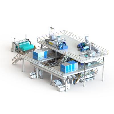 China Factory MPM Recyclable Raw Materials PP Nonwoven Fabric Making Machine Used For Wet Paper Towels for sale