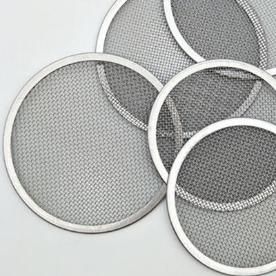 China Building Material Stores Stainless Steel OEM Round Or Rectangle Shape Filter Mesh For Nonwoven Machine for sale