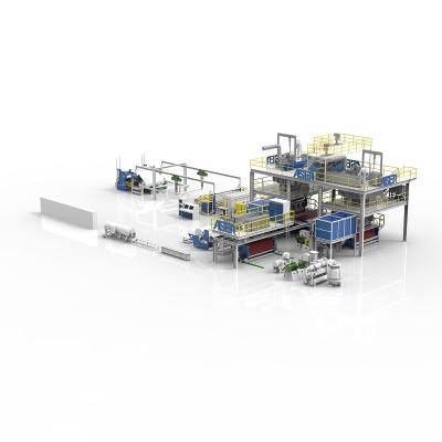 China Factory PP+PET two-component nonwoven fabric machine meltblown two-component nonwoven fabric machine for sale