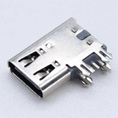 China Type-C PCB Solder Type Xyfwcn 6 Pin Data Connector Usb PCB One Usb 24pin Ports PCB Usb Female Connector for sale