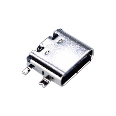 China Type C Female Connector 16 Pin Clip To Pcb Borad Smt Usb 3.1 Female Charging Type C Jack for sale