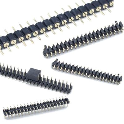 China Pin Header 2.54 Smd Male Single Row Smt 2.54mm Smd ph2.0 2*20p 6.5*4.0mm 2*12P 20Pcs Factory Custom 40 PCB 1.27mm Round Pin Header Lid for sale