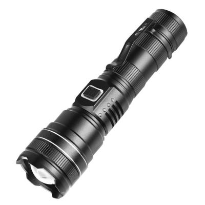 China Flashlight Type-C Flashlight Zoomable XHP90 Outdoor Industrial Super Bright Powerful Torch Emergency Portable Waterproof Tactical Flashlight LED for sale