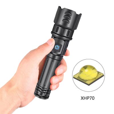 China Rise Climbing Led Flashlight Manufacturer Stock Waterproof Instant Light Powerful Rechargeable Tactical Flashlights Emergency Camping High Power Camp Torches for sale