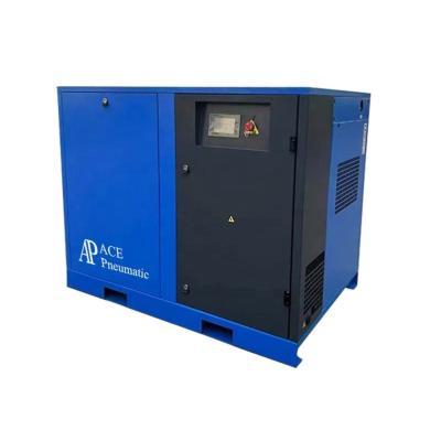 China Oil Free Industrial Electric 30hp 22kw 8bar to 10bar Permanent Magnetic Rotary Screw Air Compressors with Inverter for sale