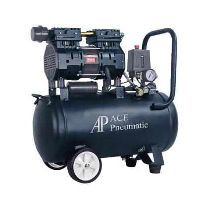 China ACE Compressor Carpentry Silent Oil Free Pure Copper Portable Electric Airbrush Paint Auto Repair Air Compressor for sale