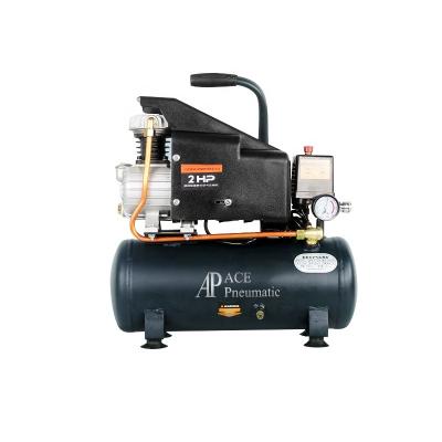 China Best Brand Air Compressor ACE Lubricated Direct Driven Portable Air Compressor 0.75kw 2hp 18l Mini Airbrush Compressor for sale