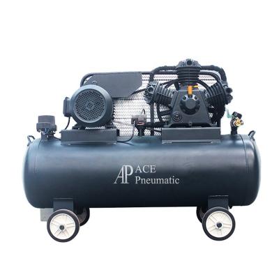 China ACE W-0.9/8 7.5kw 300l 1.05bar Air Lubricated Portable Air Compressor Belt Driven Medical Piston Air Compressor For Sale for sale