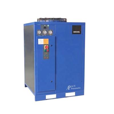 China Hotels 5.5kw 7.5Kw 11Kw 7.5HP-100HP 30 Bar Industrial Air Dryer Oil Free Refrigerated Pneumatic Screw Air Compressor Air Dryer for sale