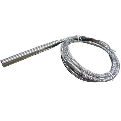 China Custom Reliable Machinery Repair Shops 220V 16mm 200w 250w Cartridge Heater 550W Heater With Stainless Steel Braid for sale