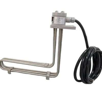 China Industrial Plant Heat Unit Flanged Rod Immersion Water Heater for sale