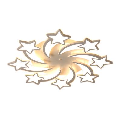 China Modern Decorative Indoor Lighting Shooting Star Art Design Led Ceiling Light Acrylic Material for sale