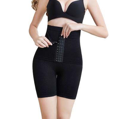 China Breathable Tummy Brief Women's Hip Lifting Sculpting Waist Sculpting High Waist Pants Safety Abdomen Pants for sale