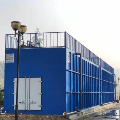 China Smaller footprint and less civil labor MBBR effluent treatment plant with smaller footprint and lower M&O for sale