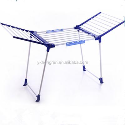 China SHOW Good Quality Display Folding Hanging Movable Dry Cloth Rack for sale