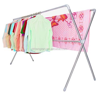 China Adjustable Balconies Fabric Drying Ceiling Pulley Hanger Rack Holder With Fabric Hangers for sale