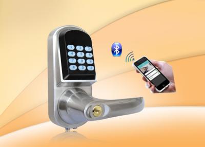 China Bluetooth Password Safe Door Lock With Password Keypad / Low Voltage Alarm for sale