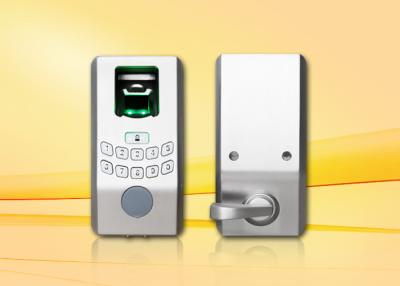 China Hotel Electric Biometric Fingerprint Door Lock With Illuminated Keypad for sale