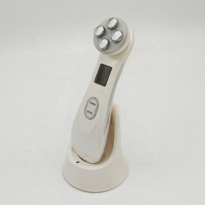 China Face Lift 5 in 1 Skin Tightening Machine Radio Frequency LED Photon Face Skin Rejuvenation RF Ion Mesotherapy Electroporation Face Beauty for sale