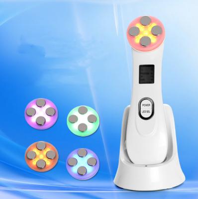 China Pigment Removal Beauty Instrument Products 5 In 1 EMS RF Led Mesotherapy For Facial RF Machine For Face for sale