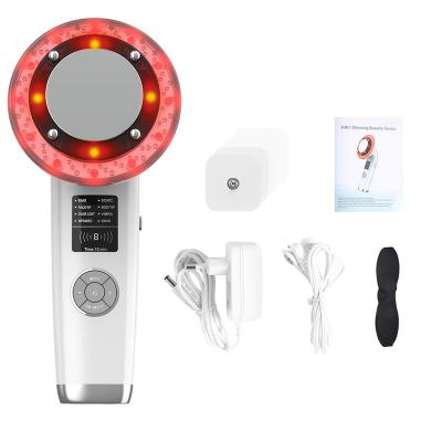 China 8 in 1 EMS Body Slimming Massager Weight Loss Anti Cellulite Burner Galvanic Infrared Cellulite Removal Machine for sale