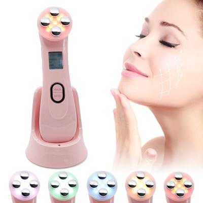 China Wrinkle Remover RF Radio Frequency Beauty Instrument Facial Face Lifting Tighten Wrinkle Removal Skin Care Massager for sale