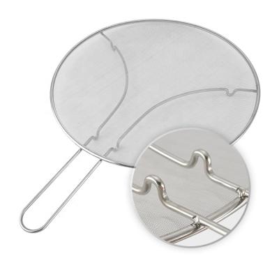 China Metal Kitchen Accessories Cooking Splatter Screen For Frying Pan 13