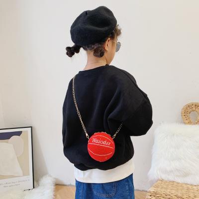 China Fashion Casual Small Totes Pinch Messenger Crossbody Bag Mini Shoulder Plush Basketball Travel Handbag for sale