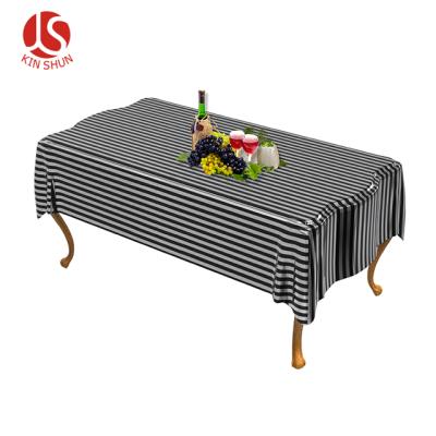 China Waterproof Aluminum Foil Table Cloth Table Cover 54 x 108 Inch Glossy Plastic Table Decoration Table Cover for sale