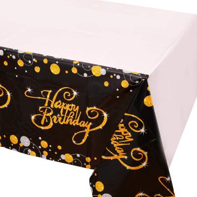 China Waterproof Disposable Party Table Cover Festival Waterproof Table Cover for sale