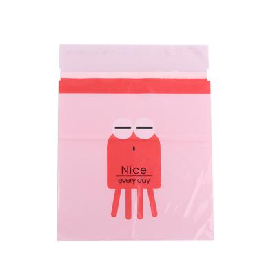 China Thick Universal Household Sticky Portable Household Plastic Bag Kitchen Cartoon Bag Thick Garbage Bag Viable for sale