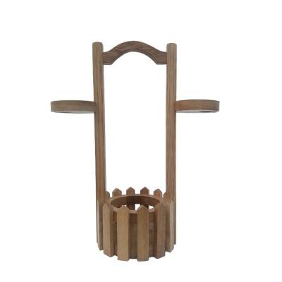 China Wooden Viable Display Oak Decoration Rack Wine Rack Wine Rack for sale