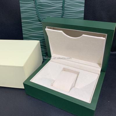 China Fashion\new light green color classic\business quality\sports 3A watch boxes for watch with documents and card for sale