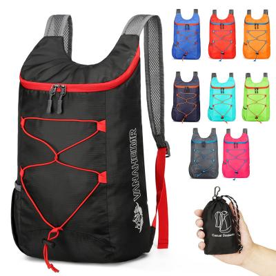 China Waterproof TS Outdoor Sports Waterproof Foldable Backpack Casual Hiking Travel Backpack School Bag Backpack For Men Women for sale