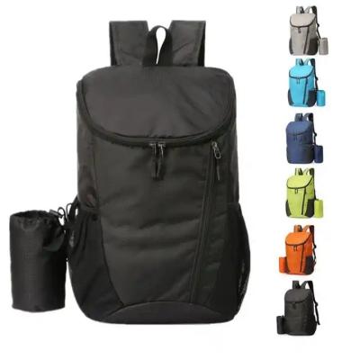 China Waterproof TS Wholesale Waterproof Cheap Small Quantities Backpack Custom Logo Nylon Backpack Foldable Shopping Backpack for sale