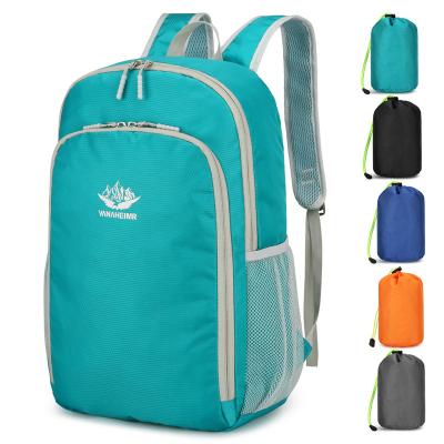 China Waterproof TS Men Women Sports Backpacks Outdoor Travelling Hiking Cycling Bag Lightweight Folding Backpack for sale