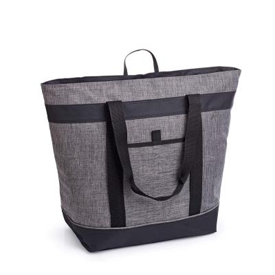 China Waterproof TS OEM Oxford Tote Soft Cooler Bags Large Capacity Reusable Promotional Bags Thermal Insulation Beach Shopping Lunch Bags for sale