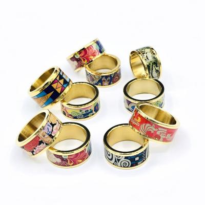 China CLASSIC Jewelry Gold Wholesale Jewelry Star Couples Gold Plated Ring For Party for sale